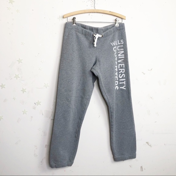Jack Wills University outfitters Gray graphic jogger pants - Picture 8 of 12